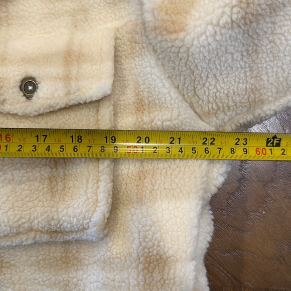 Rip Curl Cream Plaid Fleece Jacket - Picture 6 of 9